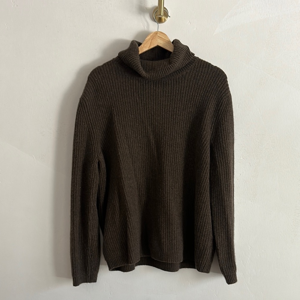 Quince Fishermen Turtleneck Cashmere Sweater